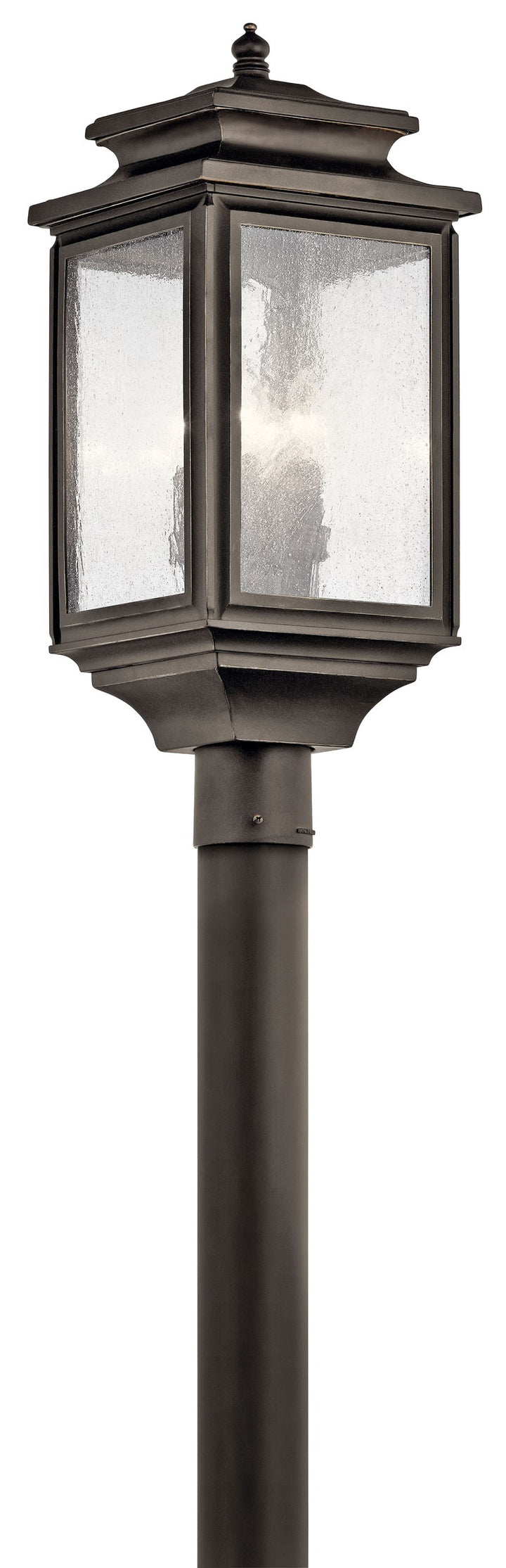 Kichler Wiscombe Park Outdoor Post Lantern Pier & Post Mount Lights Kichler Olde Bronze 9x23.25