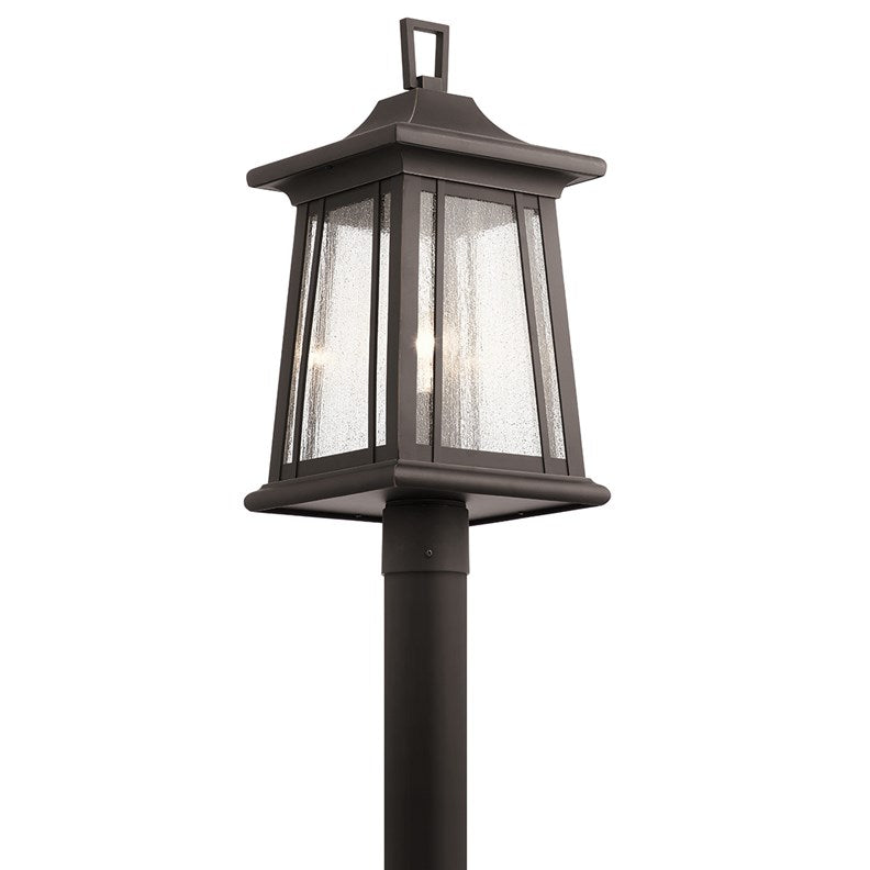 Kichler Taden  Outdoor Post Lantern Outdoor l Post/Pier Mounts Kichler Rubbed Bronze 10x21.5 