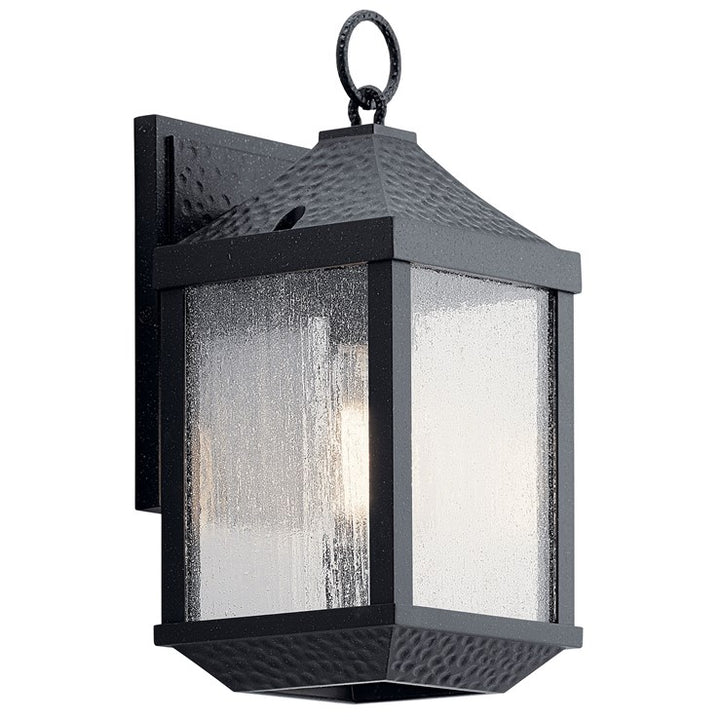 Kichler Springfield  Outdoor Wall Outdoor Wall Lights Kichler Distressed Black 6x13.5 