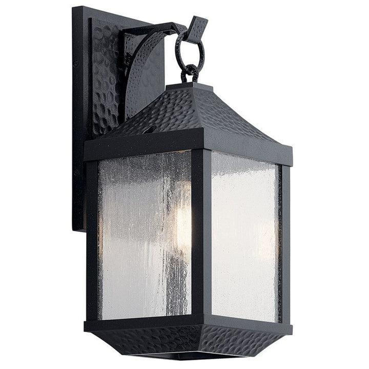 Kichler Springfield  Outdoor Wall Outdoor Wall Lights Kichler Distressed Black 7.5x17.75 