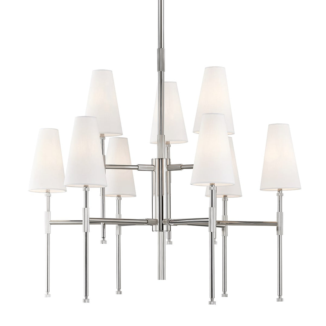 Hudson Valley 9 LIGHT CHANDELIER 3734 Chandeliers Hudson Valley Lighting Nickel  