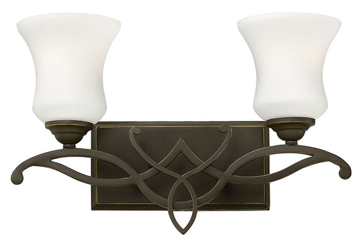 HINKLEY BROOKE Two Light Vanity 5002 Vanity Lights Hinkley Olde Bronze  