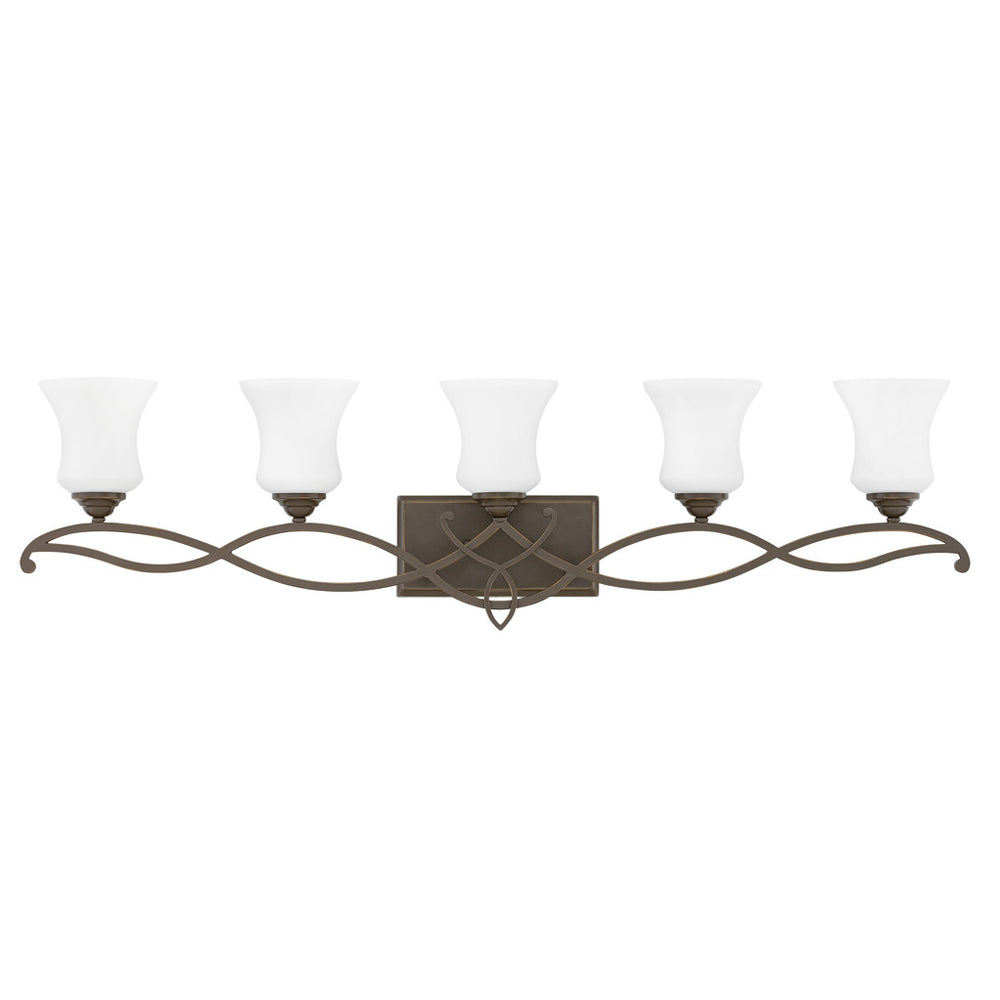 HINKLEY BROOKE Five Light Vanity 5005 Vanity Lights Hinkley Olde Bronze  