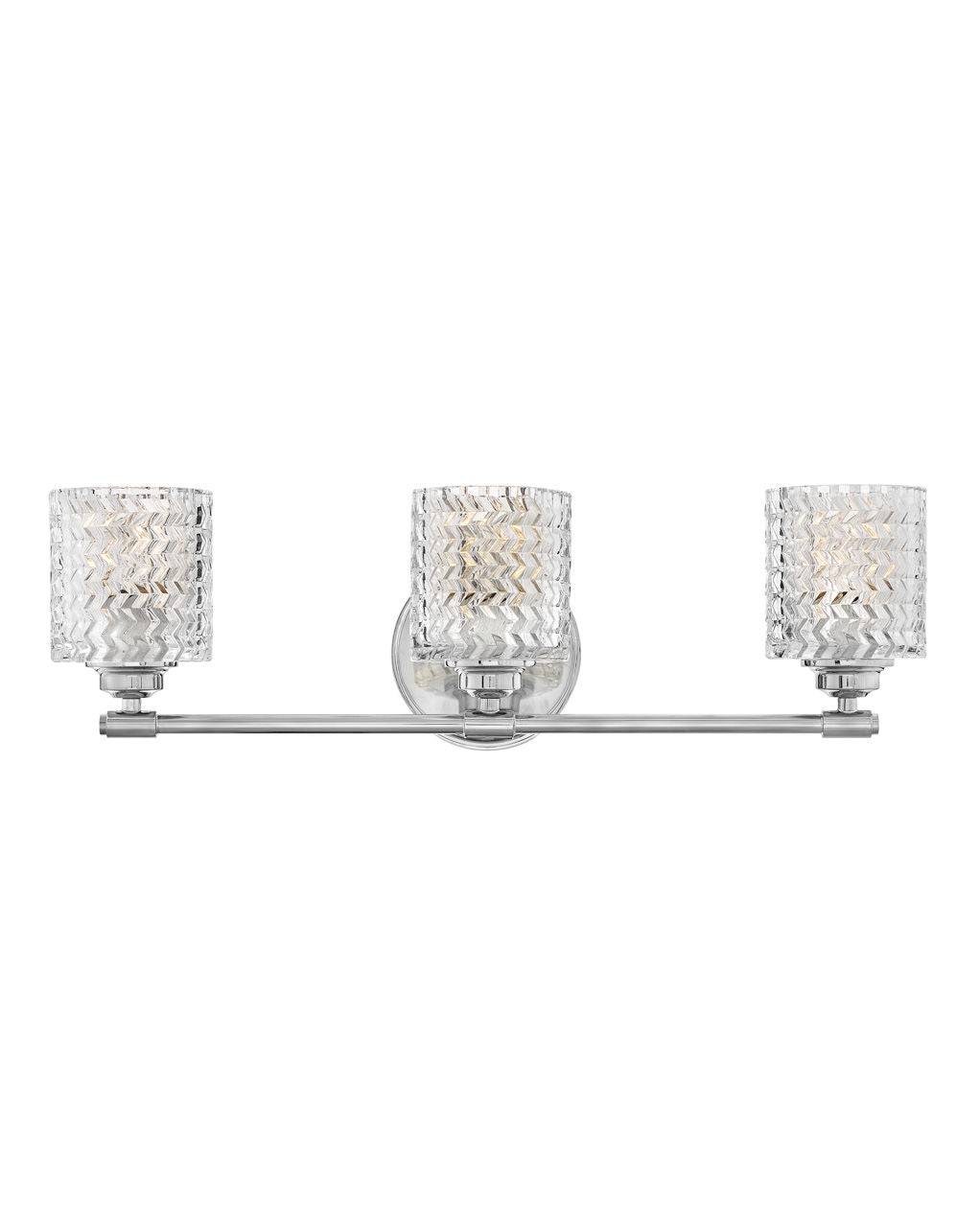 HINKLEY ELLE Three Light Vanity 5043 Vanity Lights Hinkley Chrome  