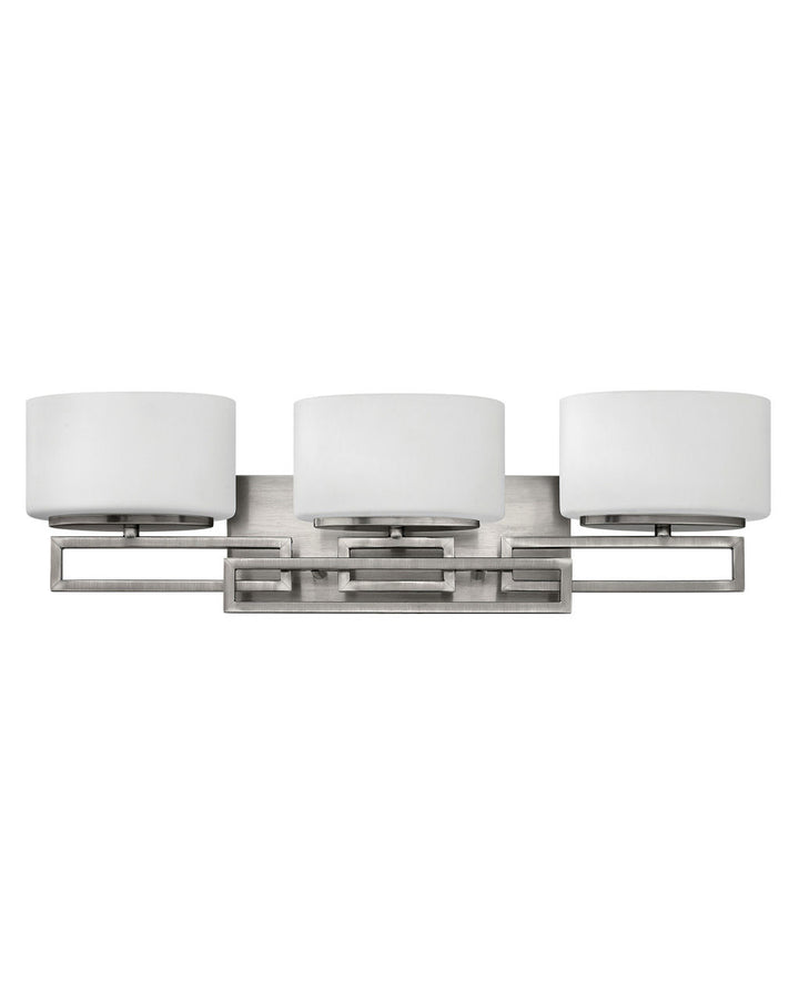 HINKLEY LANZA Three Light Vanity 5103 Wall Sconces Hinkley Antique Nickel  