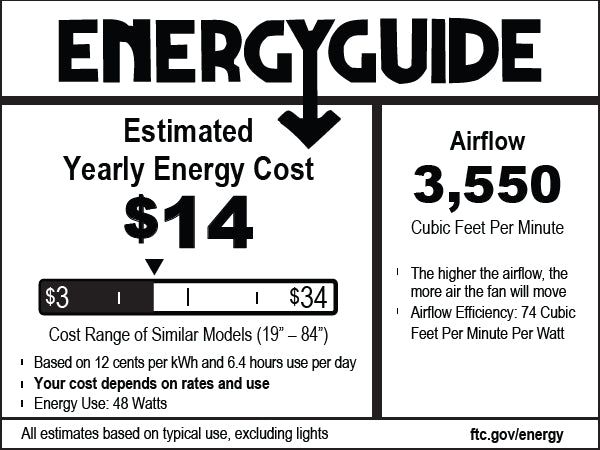 Hunter 52 inch Coral Bay Damp Rated Ceiling Fan with LED Light Kit and Handheld Remote Indoor Ceiling Fans Hunter