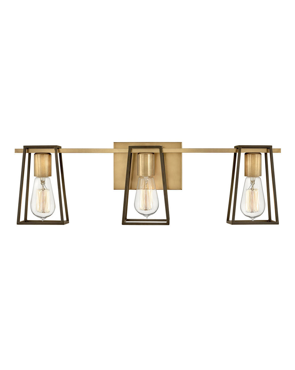 HINKLEY FILMORE Three Light Vanity 5163 Vanity Lights Hinkley Heritage Brass  