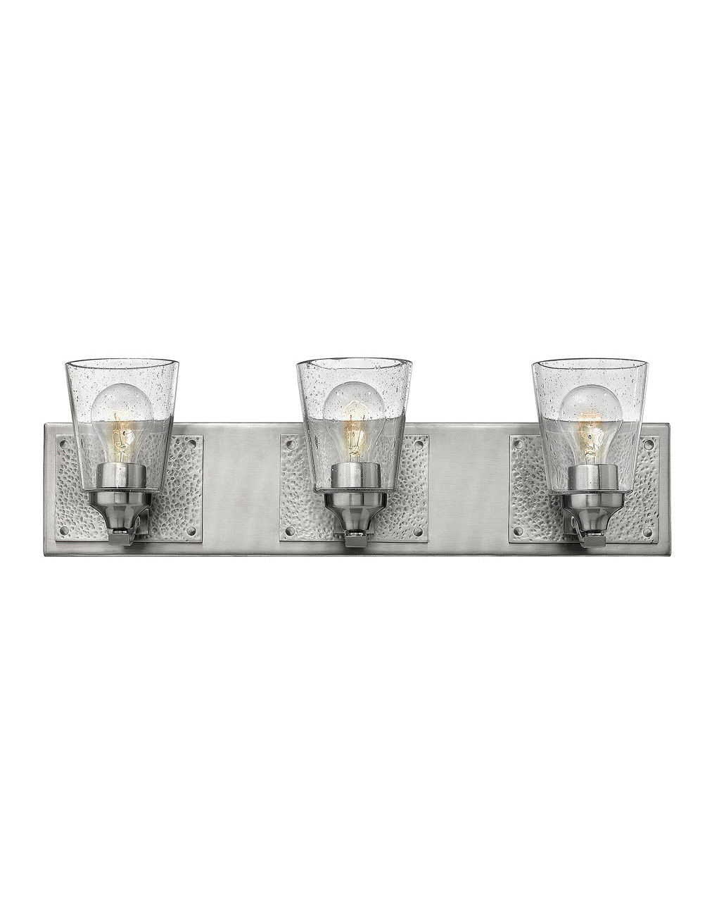 HINKLEY JACKSON Three Light Vanity 51823 Vanity Lights Hinkley Brushed Nickel  