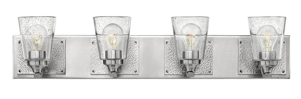 HINKLEY JACKSON Four Light Vanity 51824 Vanity Lights Hinkley Brushed Nickel  