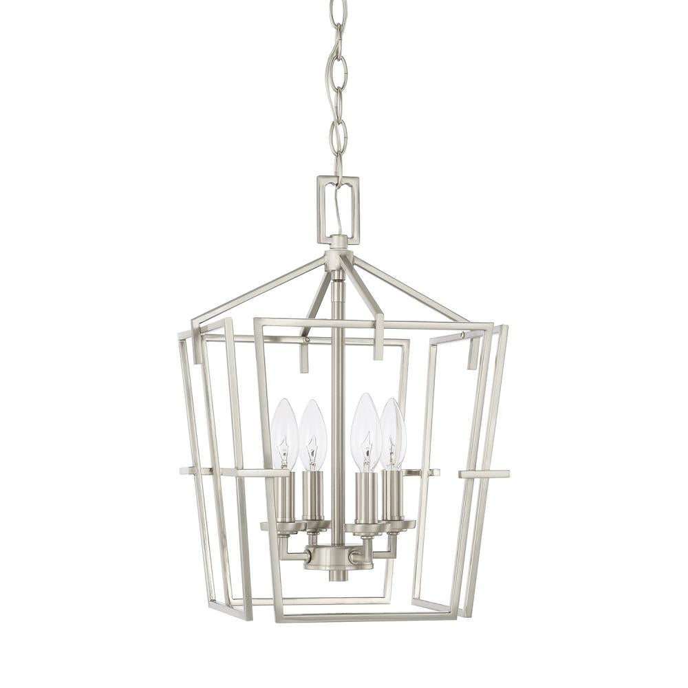 Capital 4 Light Foyer 522142BN Ceiling Lanterns Capital Nickel  