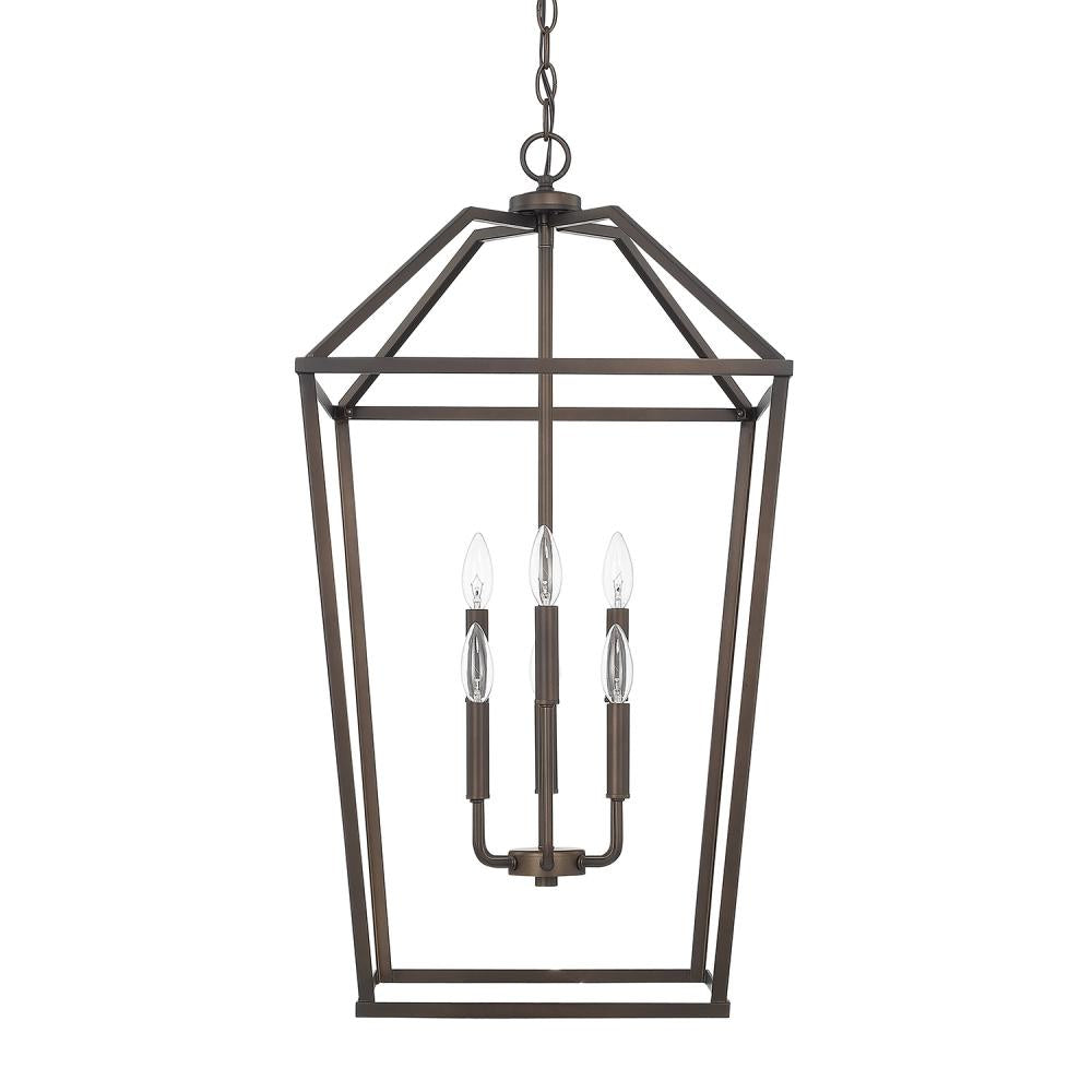 Capital 6 Light Foyer 522761BZ Ceiling Lanterns Capital Bronze  