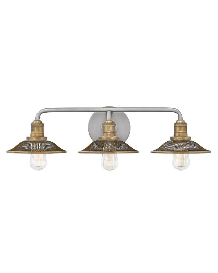 HINKLEY RIGBY Three Light Vanity 5293 Vanity Lights Hinkley Antique Nickel  