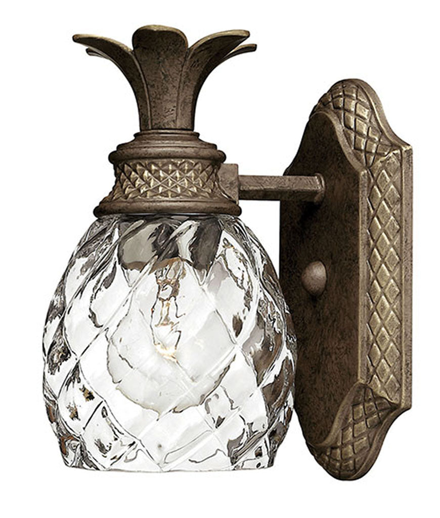 HINKLEY PLANTATION Single Light Sconce 5310 Vanity Lights Hinkley Pearl Bronze  