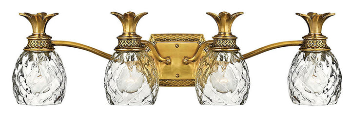 HINKLEY PLANTATION Four Light Vanity 5314 Vanity Lights Hinkley Burnished Brass  