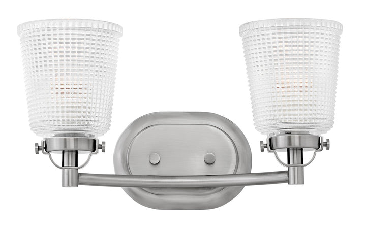 Hinkley BATH BENNETT HL5352 Vanity Lights Hinkley Nickel|Steel  