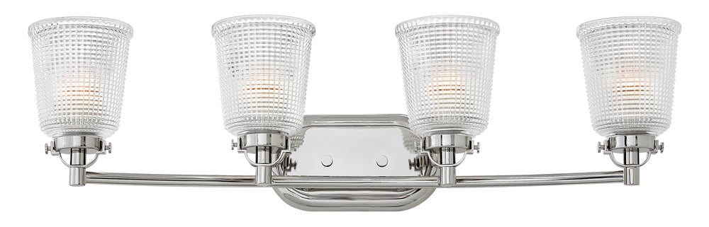 Hinkley BATH BENNETT 5354 Vanity Lights Hinkley Polished Nickel  