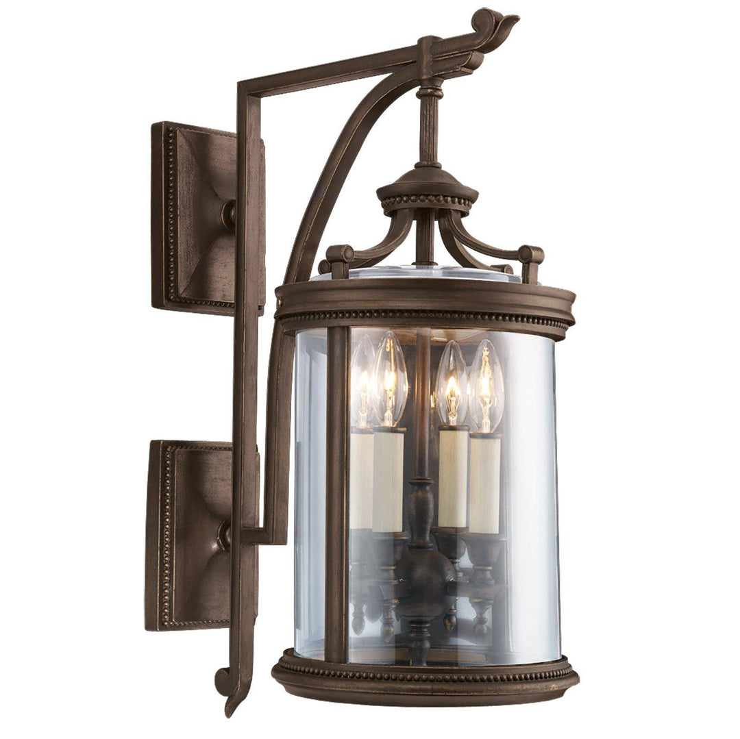 Fine Art Lamps Louvre 25" Outdoor Wall Mount Outdoor Wall Lights Fine Art Handcrafted Lighting Bronze  