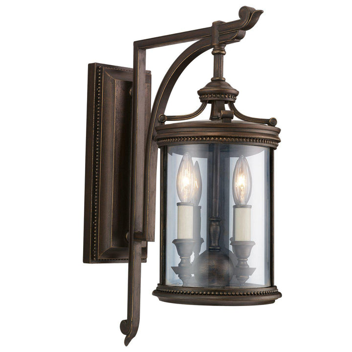 Fine Art Lamps Louvre 22" Outdoor Wall Mount Outdoor Wall Lights Fine Art Handcrafted Lighting Bronze  