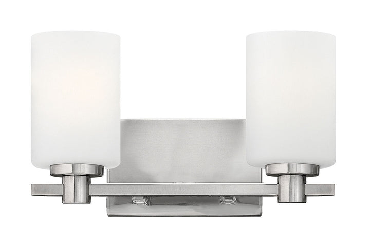 HINKLEY KARLIE Two Light Vanity 54622 Vanity Lights Hinkley Brushed Nickel  