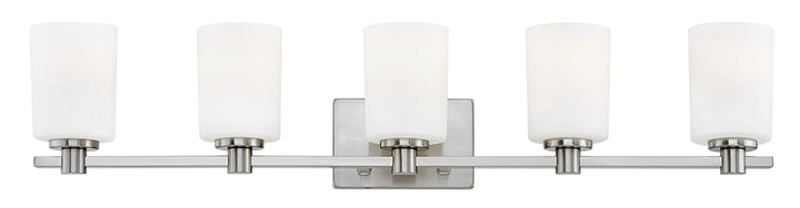 HINKLEY KARLIE Five Light Vanity 54625 Vanity Lights Hinkley Brushed Nickel  