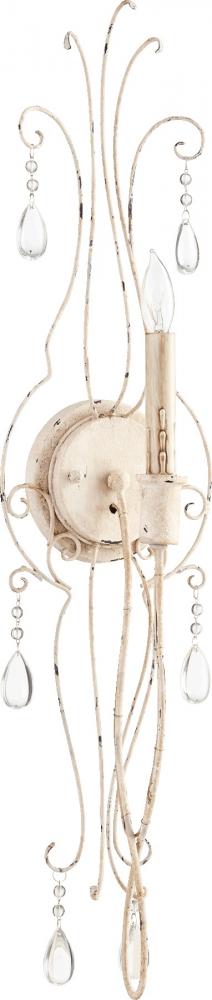 Quorum VENICE 1LT WALL MT - PW 5544-1 Wall Sconces Quorum White  