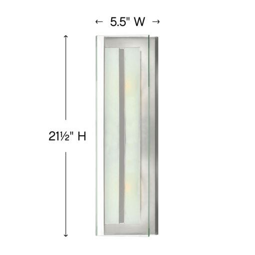 HINKLEY LATITUDE Two Light Vanity 5651 Wall Sconces Hinkley   