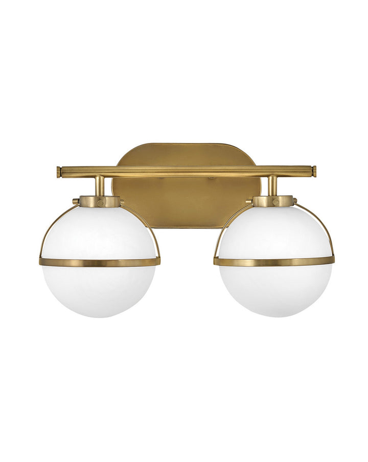 HINKLEY HOLLIS Two Light Vanity 5662 Vanity Lights Hinkley Heritage Brass  