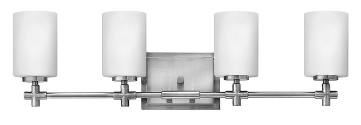 HINKLEY LAUREL Four Light Vanity 57554 Vanity Lights Hinkley Brushed Nickel  