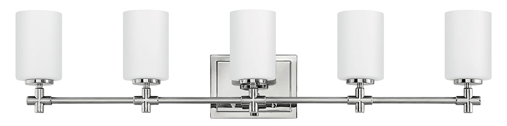 HINKLEY LAUREL Five Light Vanity 57555 Wall Sconces Hinkley   