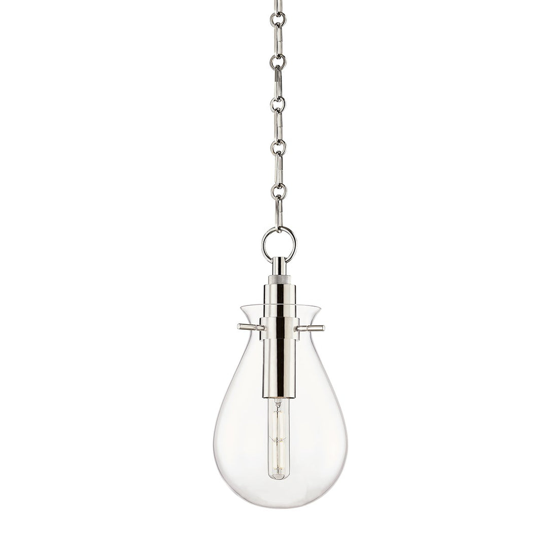 Hudson Valley 1 LIGHT SMALL PENDANT BKO101 Pendants Hudson Valley Lighting Nickel  