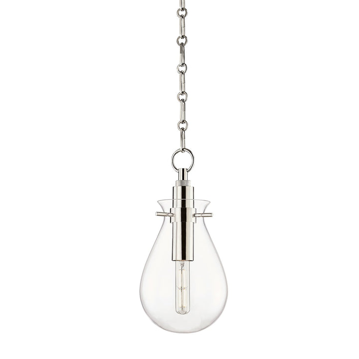 Hudson Valley 1 LIGHT SMALL PENDANT BKO101 Pendants Hudson Valley Lighting Nickel  