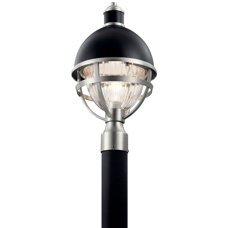 Kichler Tollis  Outdoor Post Lantern Outdoor l Post/Pier Mounts Kichler Black 10x18.25 