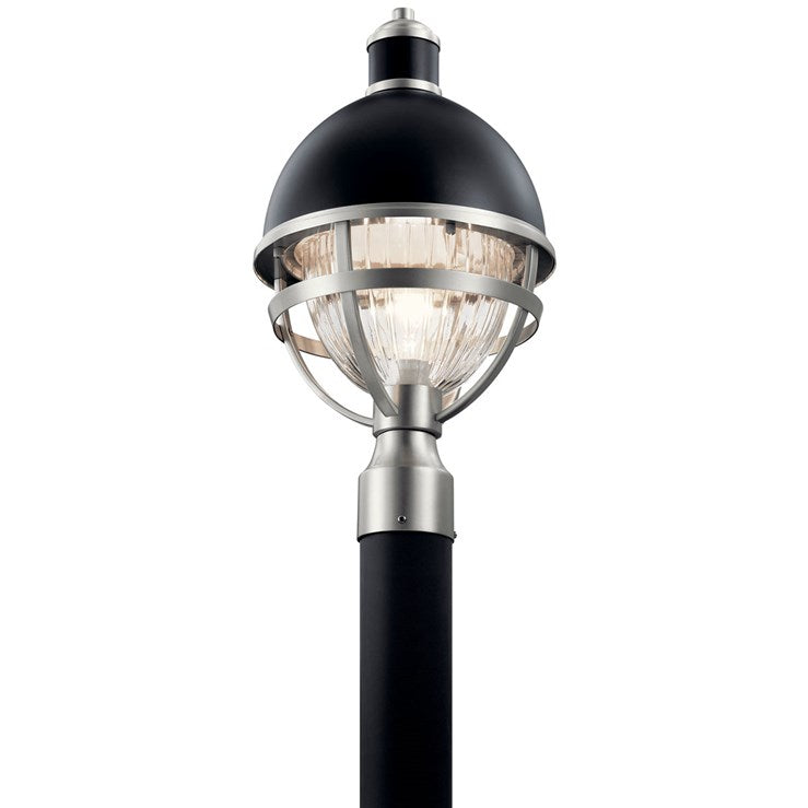 Kichler Tollis  Outdoor Post Lantern Pier & Post Mount Lights Kichler Black 10x18.25 