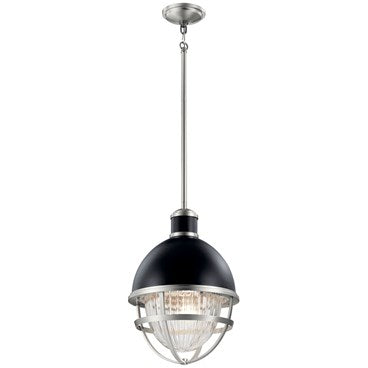 Kichler Tollis  Outdoor Hanging Pendant Outdoor Hanging Lights Kichler Black 12x18 