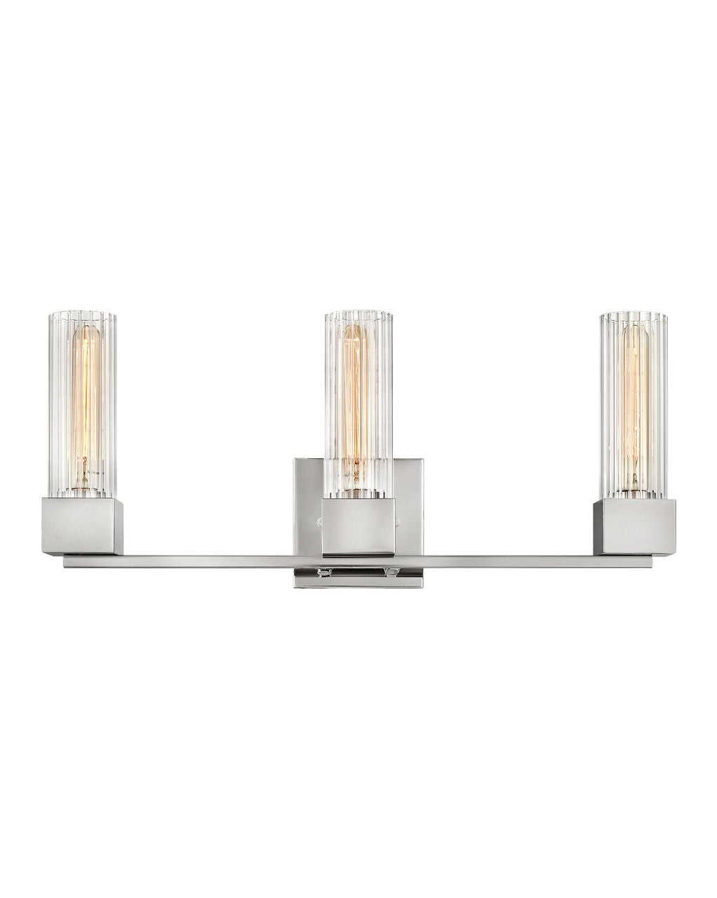 HINKLEY XANDER Three Light Vanity 5973 Vanity Lights Hinkley Polished Nickel  