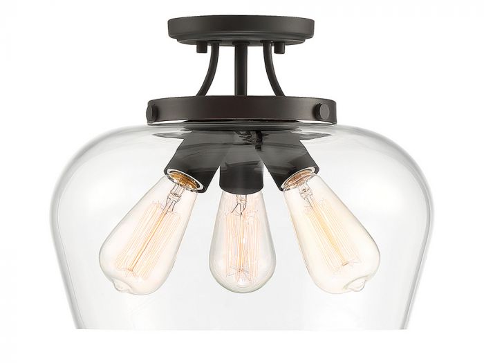 Savoy House Octave 3 Light Semi Flush 6-4035-3