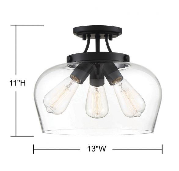 Savoy House Octave 3 Light Semi Flush