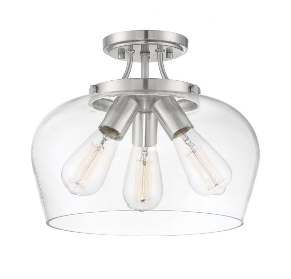 Savoy House Octave 3 Light Semi Flush 6-4035-3