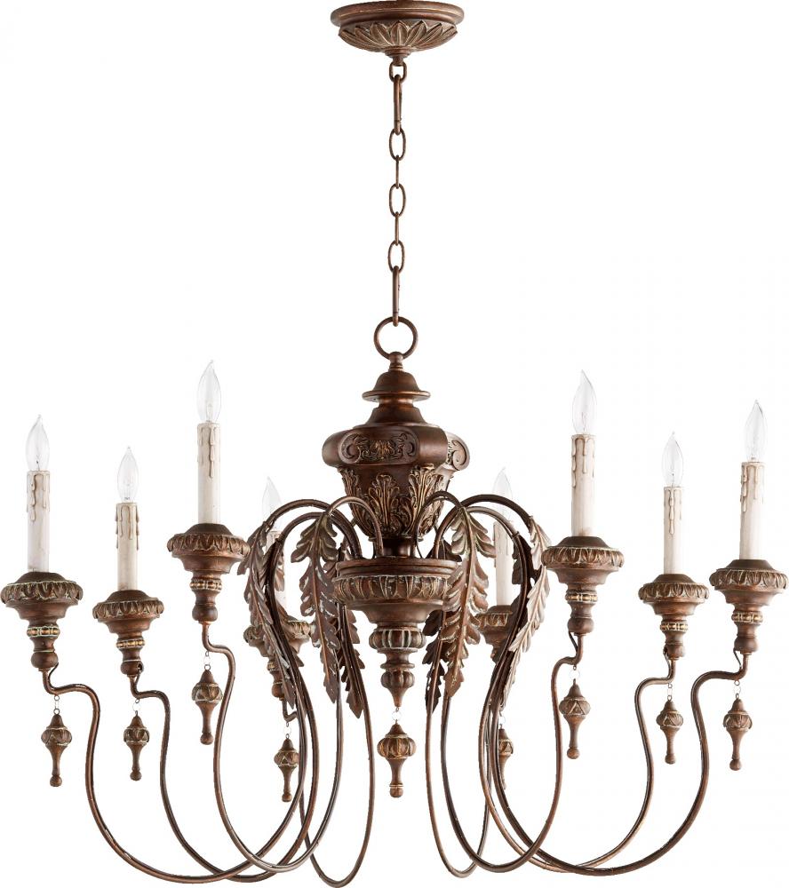 Quorum SALENTO 8LT CHAND - VC 6006-8 Chandeliers Quorum Copper  