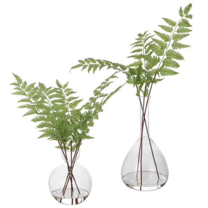 Uttermost Country Ferns, S/2 Decorative Accents Uttermost POLYESTER,PLASTIC,IRON,GLASS  