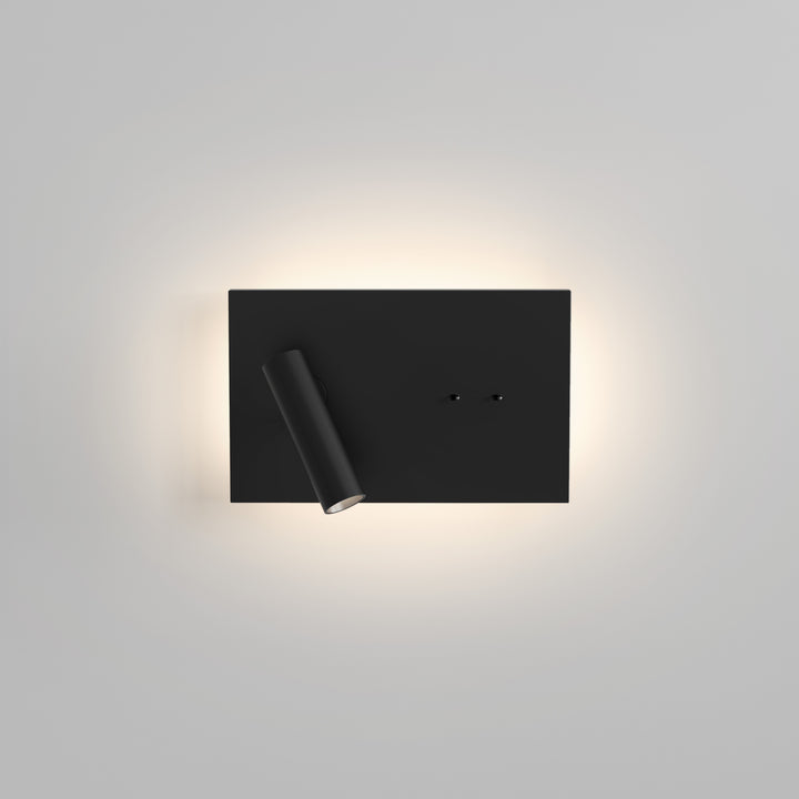 Astro Lighting Edge Reader Mini Wall Sconces Astro Lighting 3.46x5.94x9.49 Matt Black Yes (Integral), LED Strip