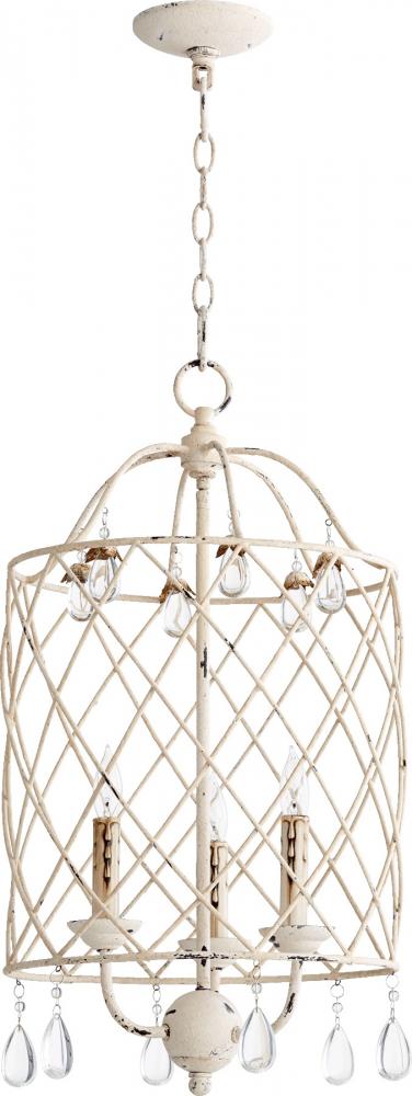 Quorum VENICE 3LT ENTRY - PW 6944-3-70 Ceiling Lanterns Quorum White  