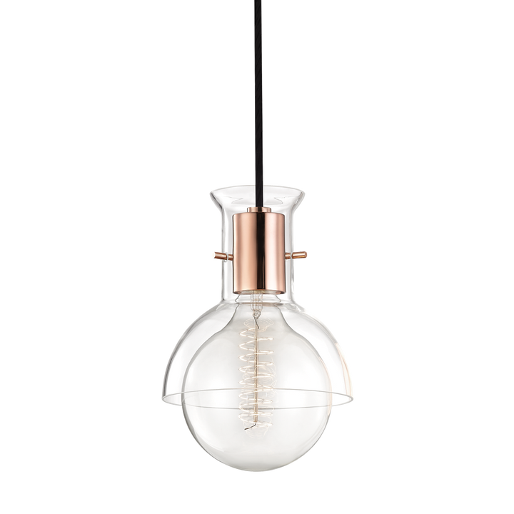 Hudson Valley Lighting Riley 1 Light Pendant With Glass H111701G