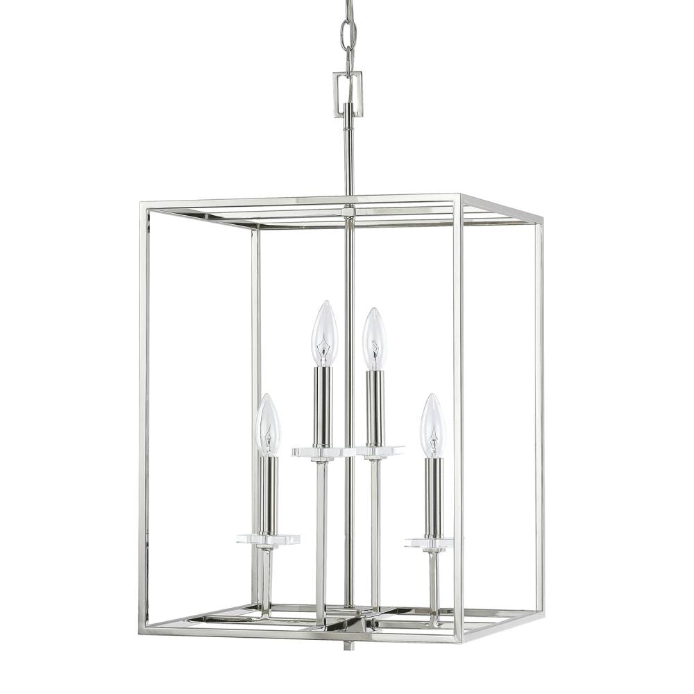 Capital 4 Light Foyer 7002 Ceiling Lanterns Capital Nickel  