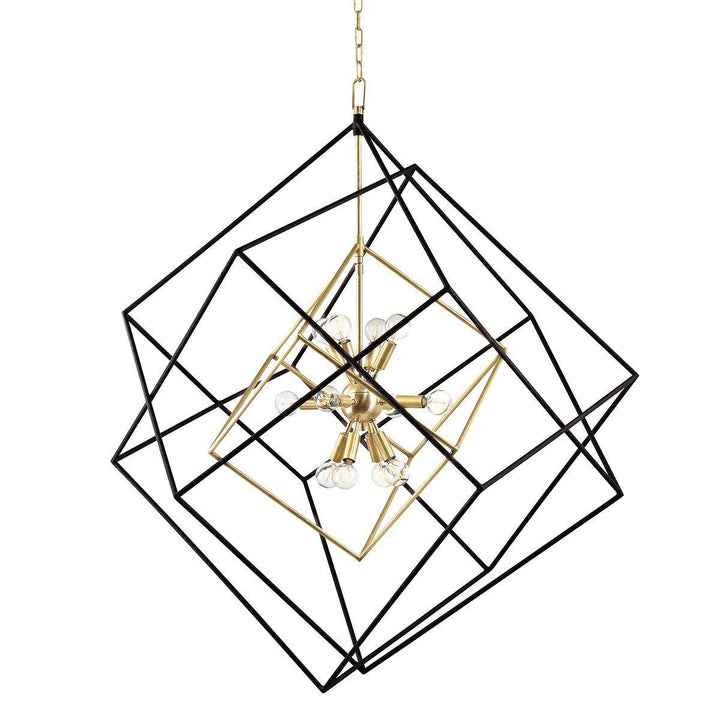 Roundout - 12 LIGHT PENDANT Chandeliers Hudson Valley Lighting Aged Brass  