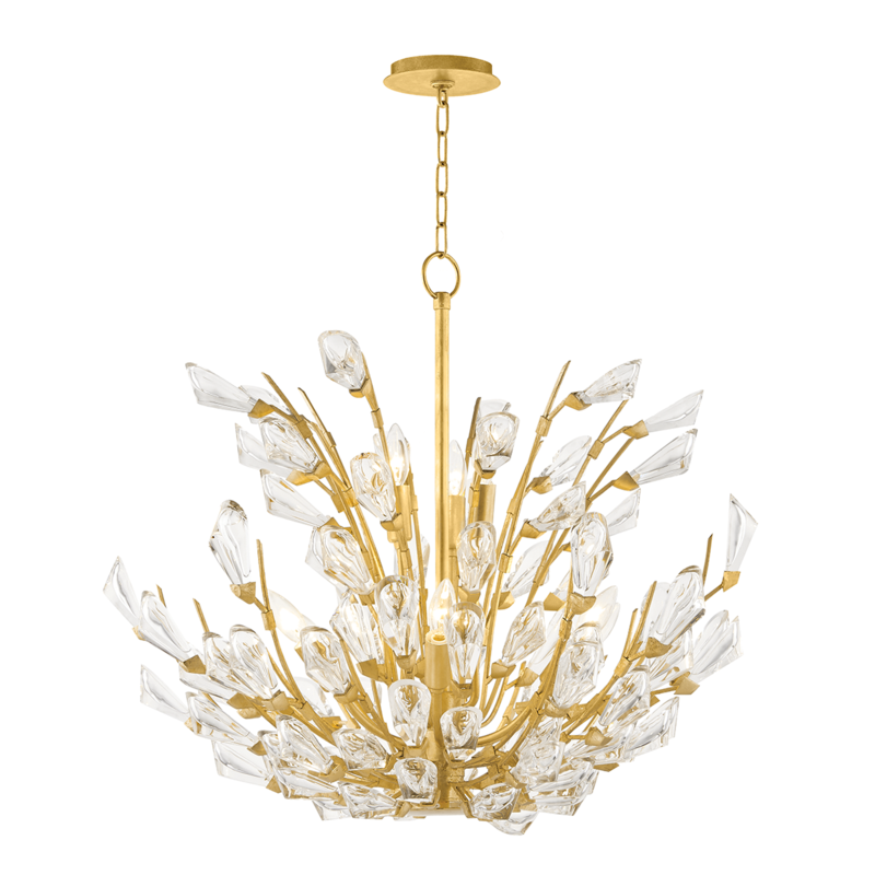 Hudson Valley 9 LIGHT CHANDELIER 7228 Chandeliers Hudson Valley Lighting Gold  