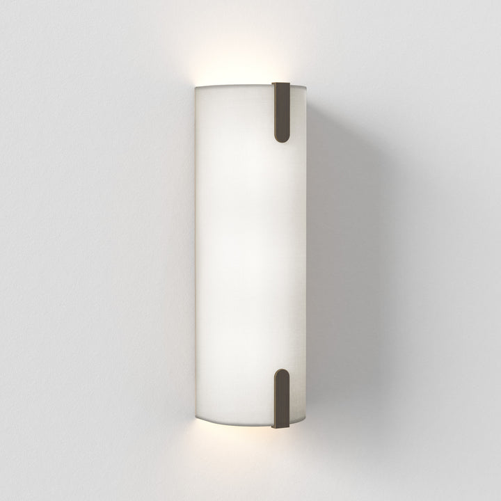 Astro Lighting Elba Wall Wall Sconces Astro Lighting 3.94x4.92x15.75 White Fabric No, LED E26/Medium