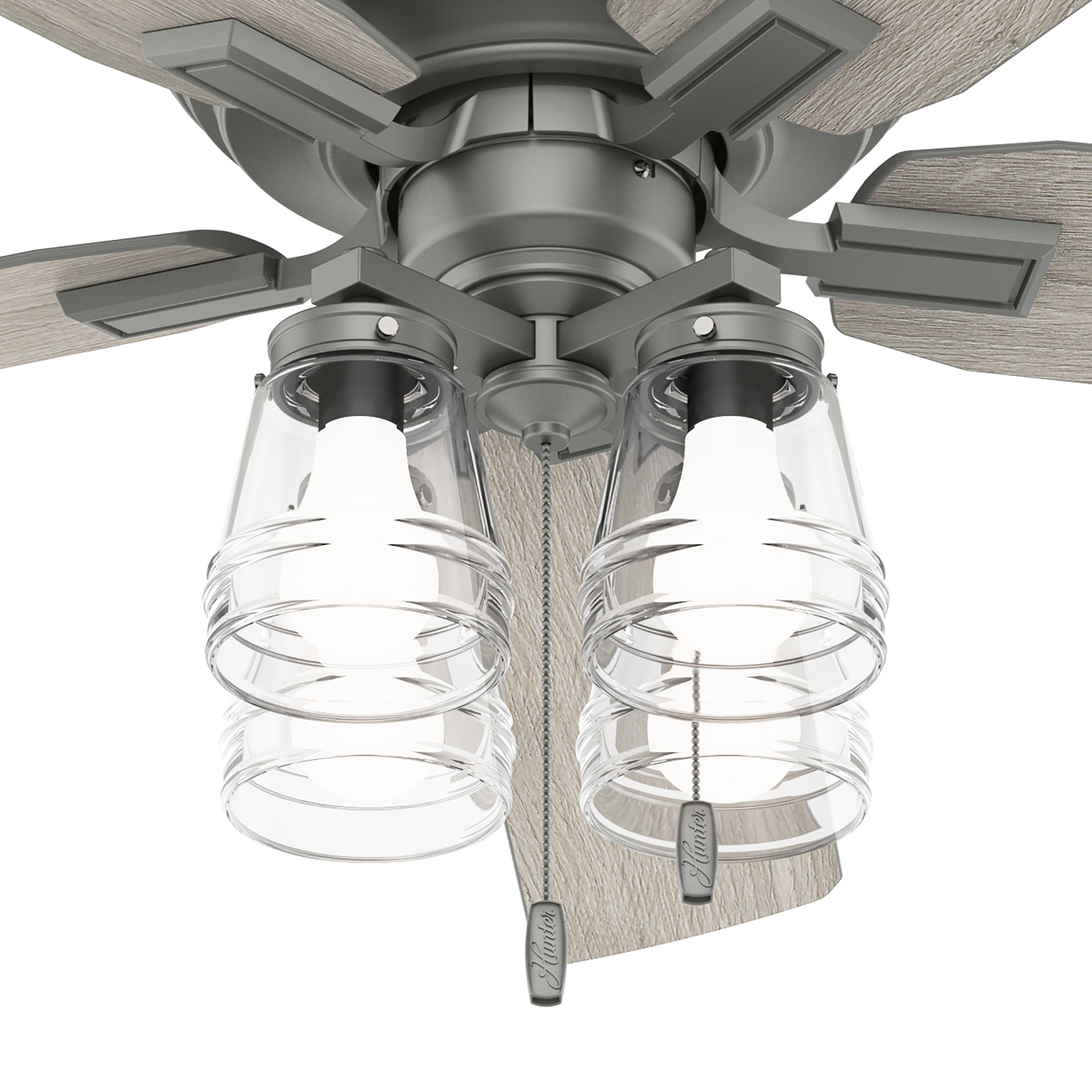 Hunter 60 inch Grantham Ceiling Fan with LED Light Kit and Pull Chain