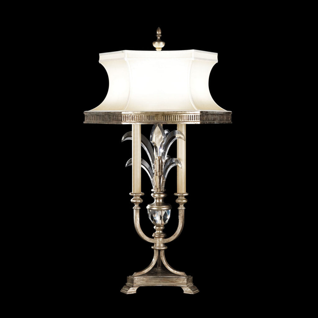 Fine Art Beveled Arcs 37" Table Lamp Lamp Fine Art Handcrafted Lighting Silver  
