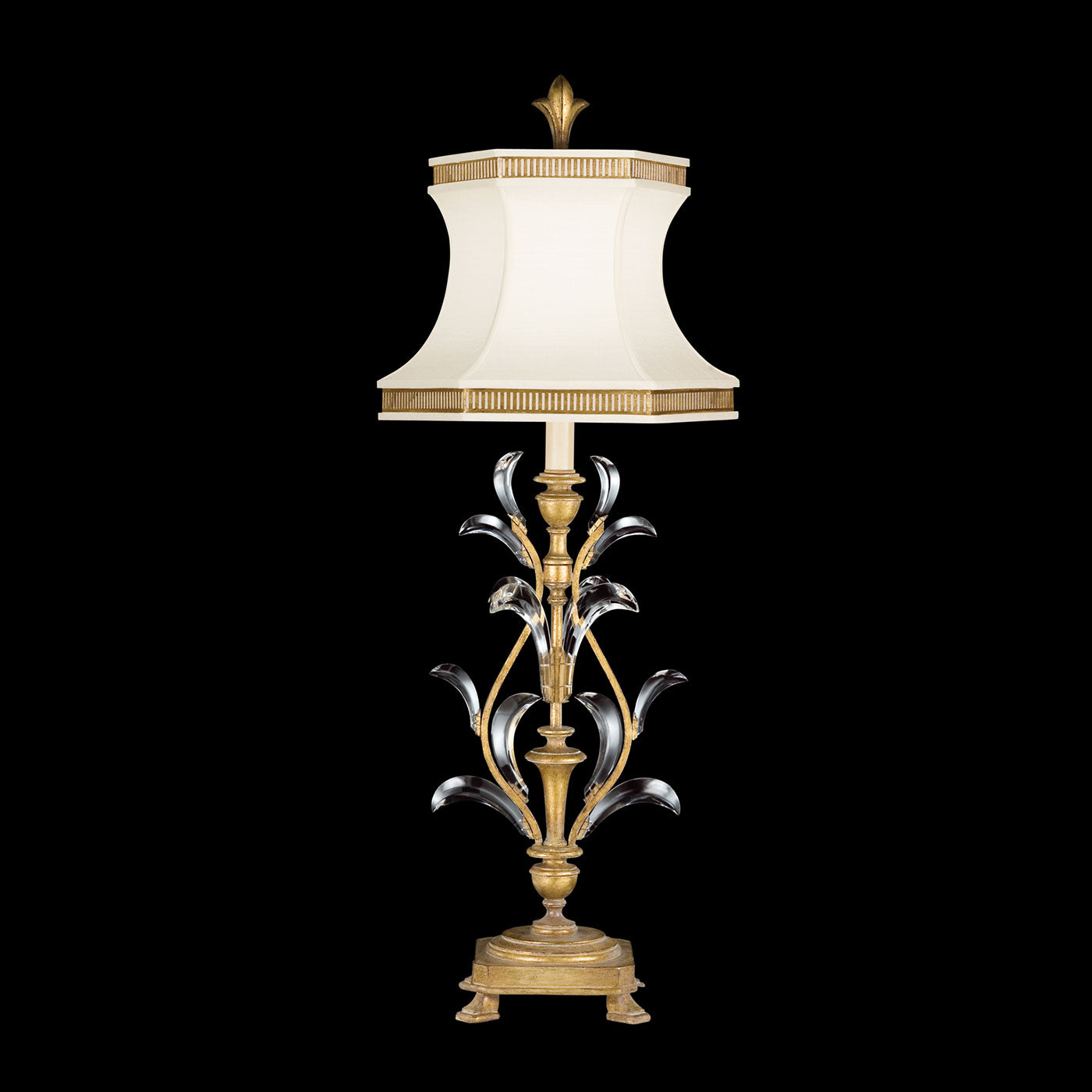 Fine Art Fine Art Beveled Arcs 41" Table Lamp Lamp Fine Art Handcrafted Lighting Gold  